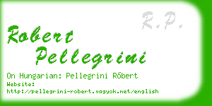 robert pellegrini business card
